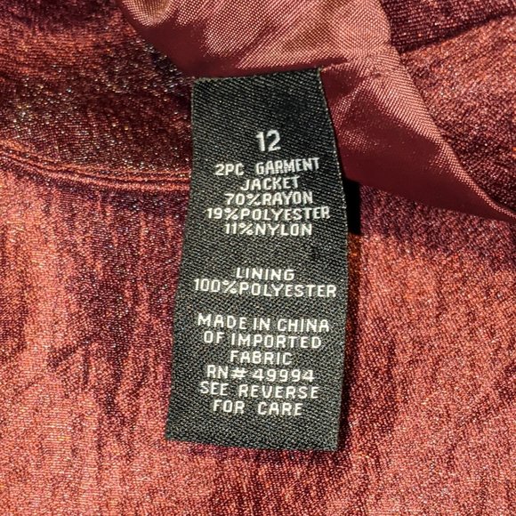 Collection by Dressbarn 2pc Camisole w/Jacket_12 - Picture 6 of 11